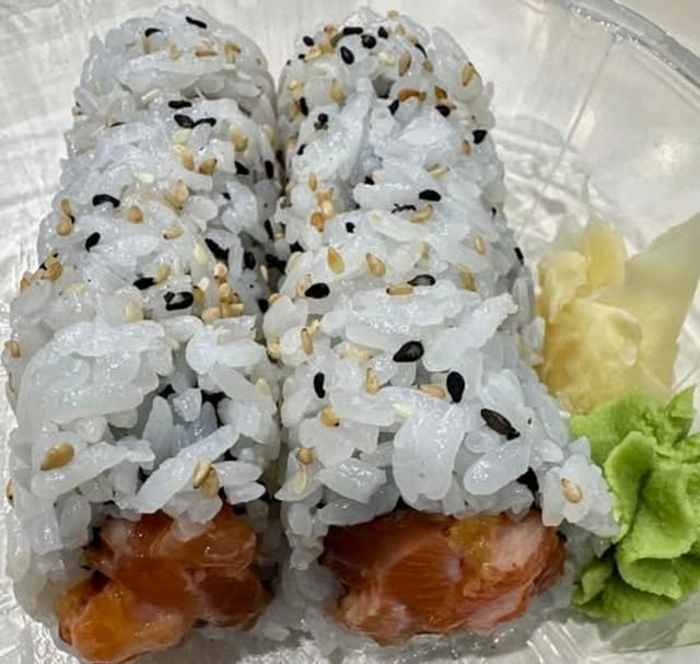 Salmon roll.