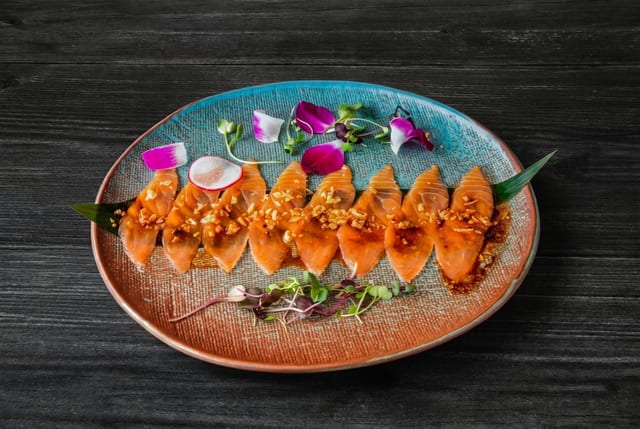 Sashimi carpaccio