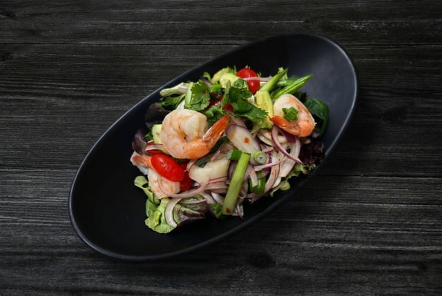 Thai ceviche seafood