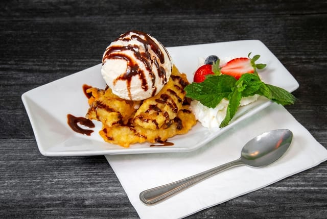 Banana tempura
